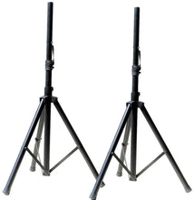 Load image into Gallery viewer, Pair of MR DJ Pro Tripod DJ PA Speaker Stands Adjustable Height Stand