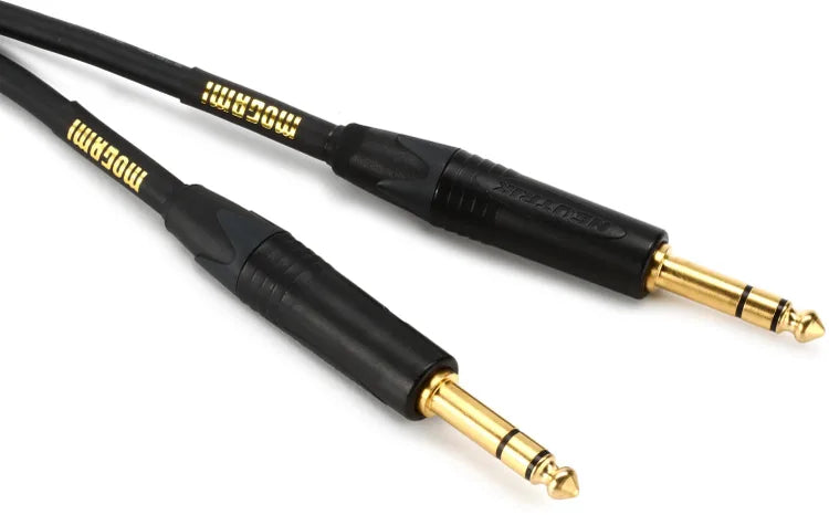 Mogami GOLD TRS-TRS-50 Balanced 1/4-inch TRS Male to 1/4-inch TRS Male Patch Cable - 50 foot