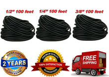 Load image into Gallery viewer, Absolute 3 Rolls 100 Feet Black 1/4" + 3/8" + 1/2" Split Loom