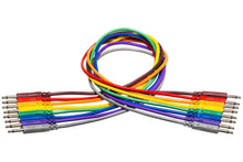 Load image into Gallery viewer, Hosa CMM-815 Unbalanced Patch Cables, 3.5 mm TS to Same - 6 Inch