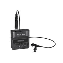 Load image into Gallery viewer, Tascam DR-10L Digital Audio Recorder with Lavalier Mic - Black