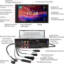 Load image into Gallery viewer, JVC KW-M595BT Digital Media Receiver 6.8" Capacitive Touch Monitor Apple CarPlay- Android Auto w/License Plate