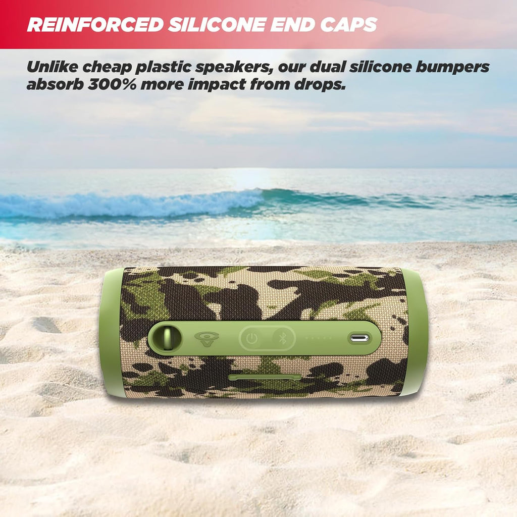 Cerwin Vega VMCAMO Vega Mini Camo Portable Compact Powerhouse Bluetooth Speaker