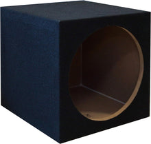 Load image into Gallery viewer, Absolute SS10 Single 10" Sealed 3/4" 1.2 cubic ft MDF Black Subwoofer Enclosure Box