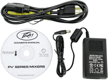 Load image into Gallery viewer, Peavey PV 10 BT 10 Channel Compact Mixing Mixer Console with Bluetooth + PVI 100 Microphone