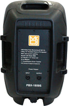 Load image into Gallery viewer, MR DJ PBX1859S 10" 2-Way PRO PA DJ Portable Passive Speaker with LED Accent Lighting