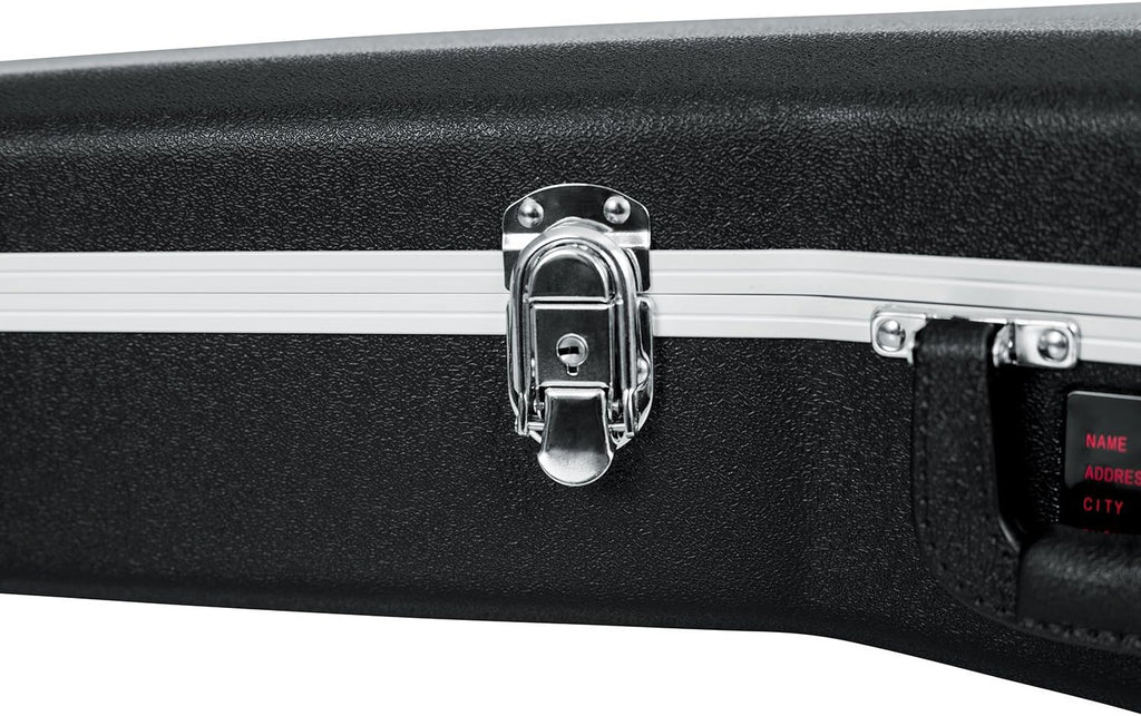 Gator Cases GC-DEEP BOWL ABS Molded Case for Acoustic Guitars Fits Ovation Style Deep Contour Acoustic Guitars