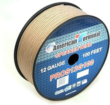 Load image into Gallery viewer, American Terminal PROS12G100 100FT 12 Gauge PRO PA DJ Car Home Marine Audio Speaker Wire Cable