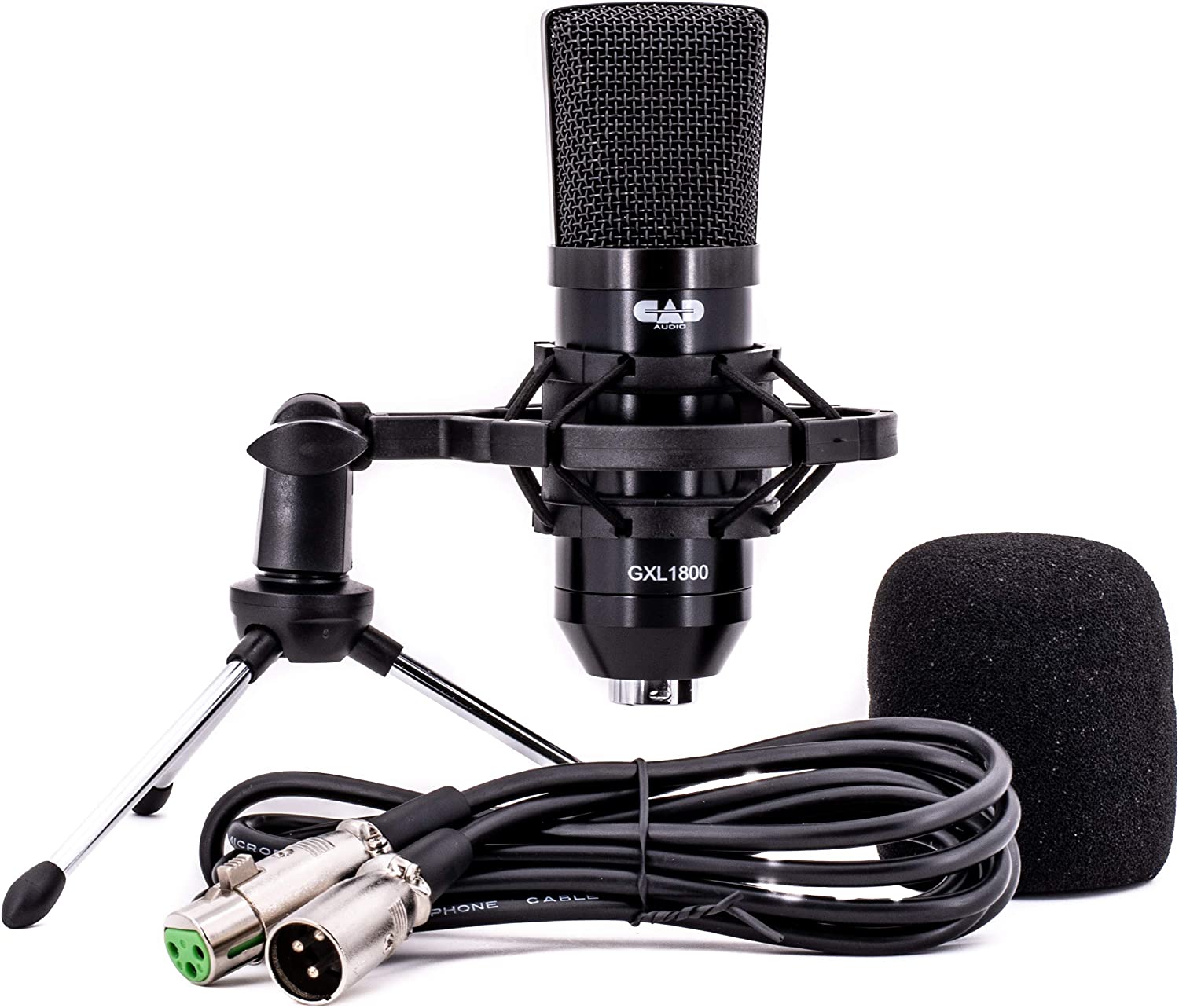 CAD Audio GXL1800SP Studio Pack with GXL1800 Side Address & GLX800 Small Diaphragm Mic - Perfect for Studio, Podcasting & Streaming