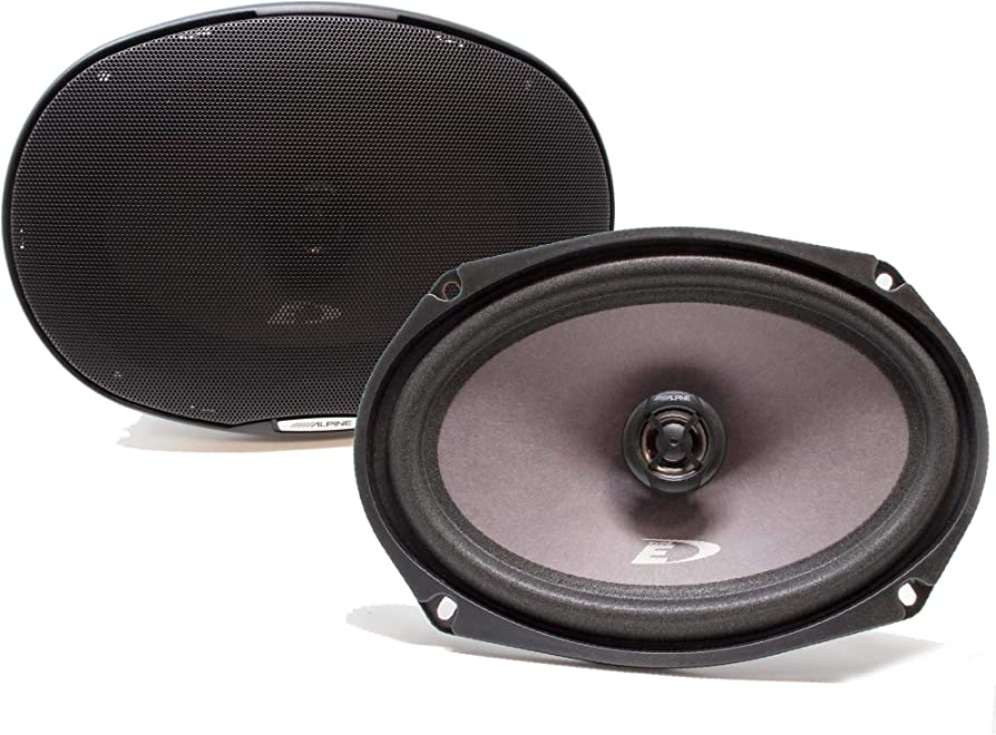 Alpine SXE-6925S SXE Series 2-Way 6x9" Coaxial Speakers, 280W Peak Power