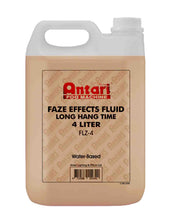 Load image into Gallery viewer, Antari FLZ-4 Premium Water Based Fazer Fluid - 4L Bottle
