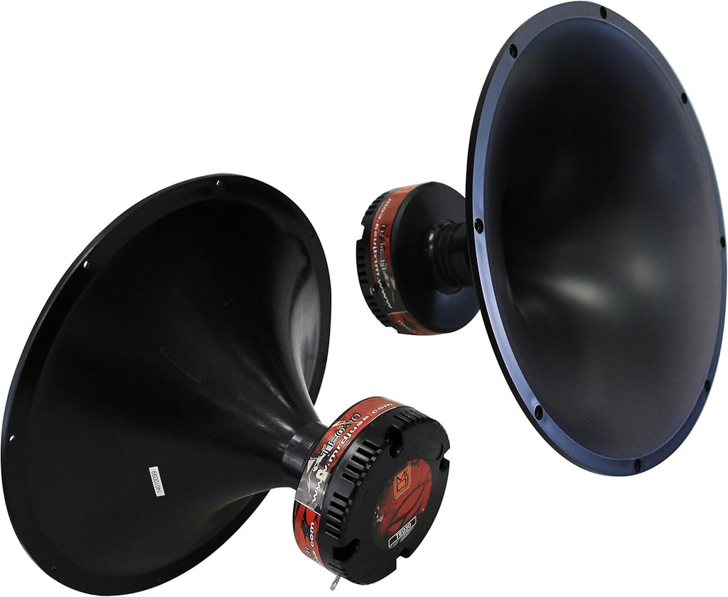 MR DJ TE030 12" Round 300W PRO Audio PA/DJ Wide Screw-ON Type PIEZO Compression Horn Tweeter