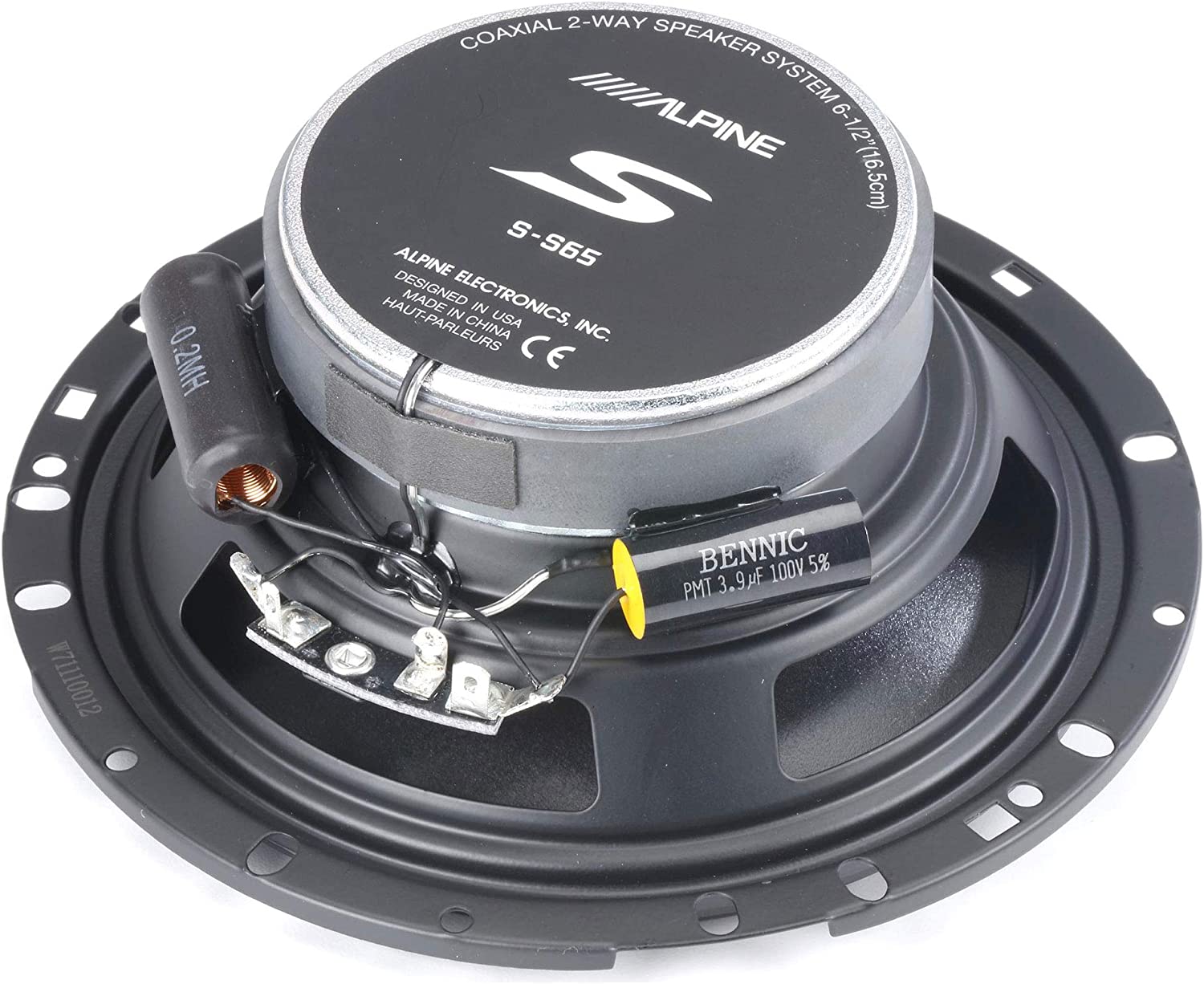Alpine S 6.5" Front+Rear Speaker Replacement For 2005 INFINITI M35