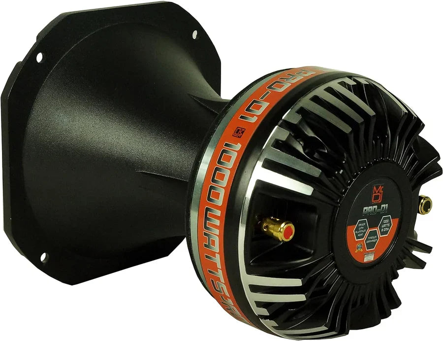 MR DJ PROD1 High Compression Titanium Driver Bullet Super Tweeter with Aluminum Horn