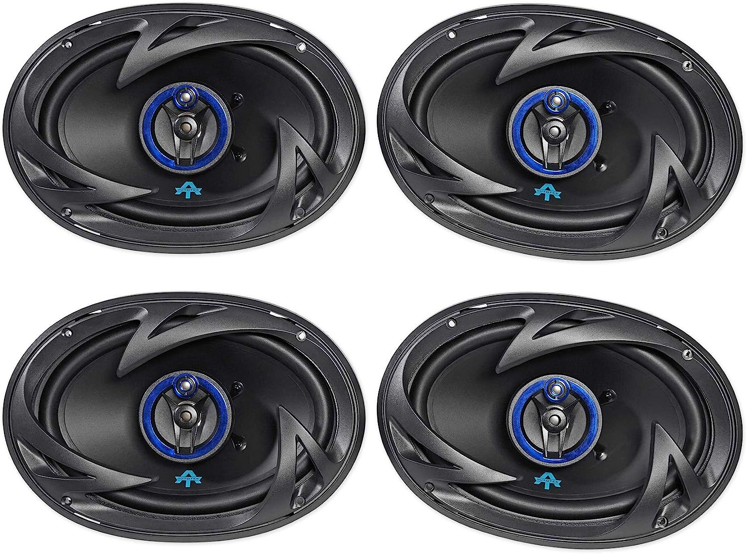 2 Pairs AUTOTEK ATS693 800W Peak (400W RMS) 6"x9" ATS Series 3-Way Coaxial Car Speakers