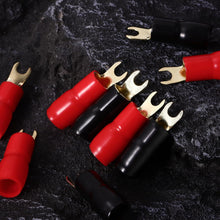 Load image into Gallery viewer, Install Bay US810 Spade Connectors 8Ga #10 5Pr Red/Black