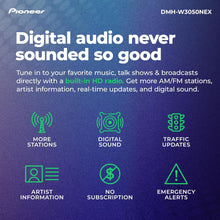 Load image into Gallery viewer, Pioneer DMH-W3050NEX 6.8" Indash Media Receiver + SiriusXM Tuner