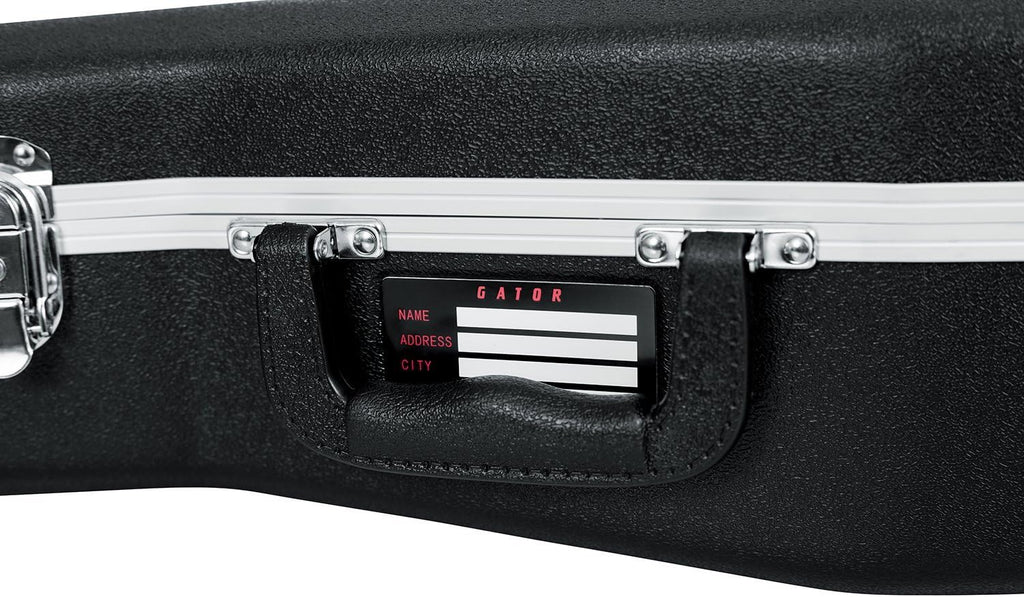 Gator Cases GC-DEEP BOWL ABS Molded Case for Acoustic Guitars Fits Ovation Style Deep Contour Acoustic Guitars
