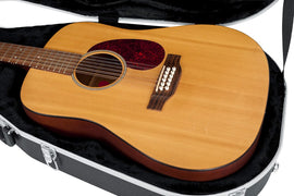Gator Cases GC-DEEP BOWL ABS Molded Case for Acoustic Guitars Fits Ovation Style Deep Contour Acoustic Guitars