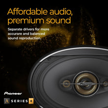 Load image into Gallery viewer, 2 Pair Pioneer TS-A6991F 1400W 6x9" 5-way 4-ohm Coaxial Car Speakers with Dual Super Tweeters