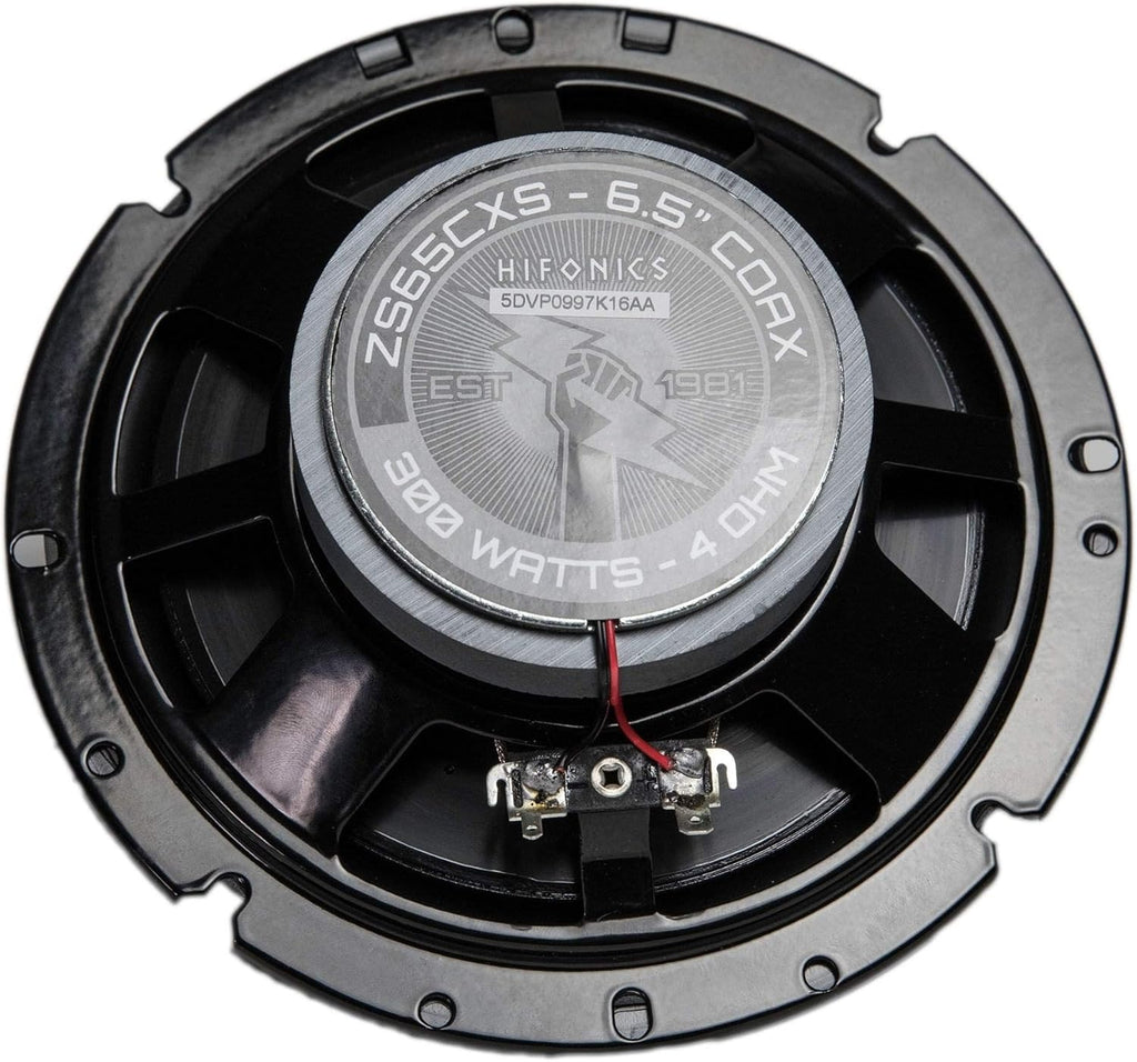 Hifonics ZS65CXS 600W Peak 6.5" Zeus Series 2-Way Coaxial Car Speakers
