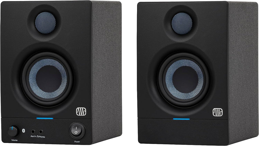 PreSonus Eris 5BT Bluetooth Studio Monitors, Pair — 5" Powered, Active Monitor Speakers for Near Field Music Production, Audio Mixing & Recording