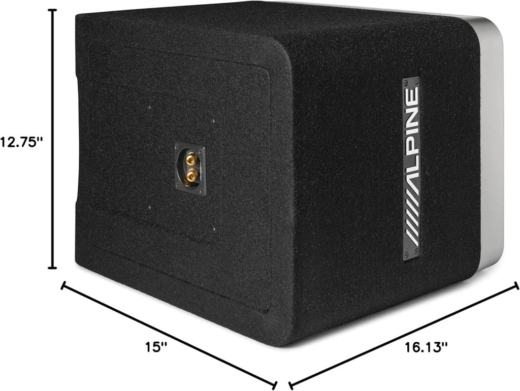 Alpine R2-SB10V Pre-Loaded R-Series 10-inch Subwoofer Enclosure