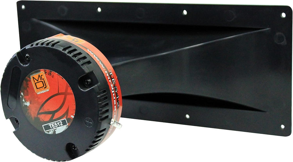 MR DJ TE-512<br/> 5"x12" 300 Watts Piezo Compression Horn Tweeters Driver for PA DJ Speakers