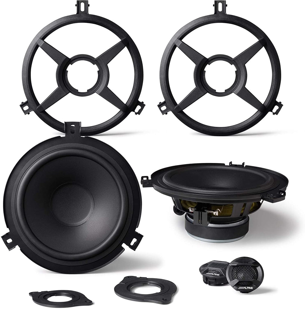 ALPINE SPV-65X-WRA 225W 6.5" 2WAY CAR SPEAKER SYSTEM FOR SELECT JEEP WRANGLER JK