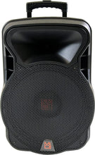 Load image into Gallery viewer, 2 PRO 15" 4000W Bluetooth DSP FM Radio USB Portable PA DJ Speaker &amp; Stands