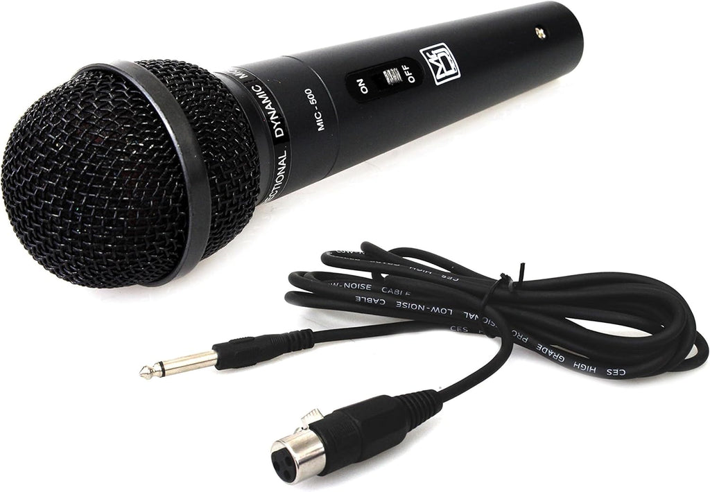 2 MR DJ MIC500 Professional Handheld Uni-Directional Dynamic Microphone