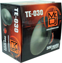 Load image into Gallery viewer, MR DJ TE030 12" Round 300W PRO Audio PA/DJ Wide Screw-ON Type PIEZO Compression Horn Tweeter