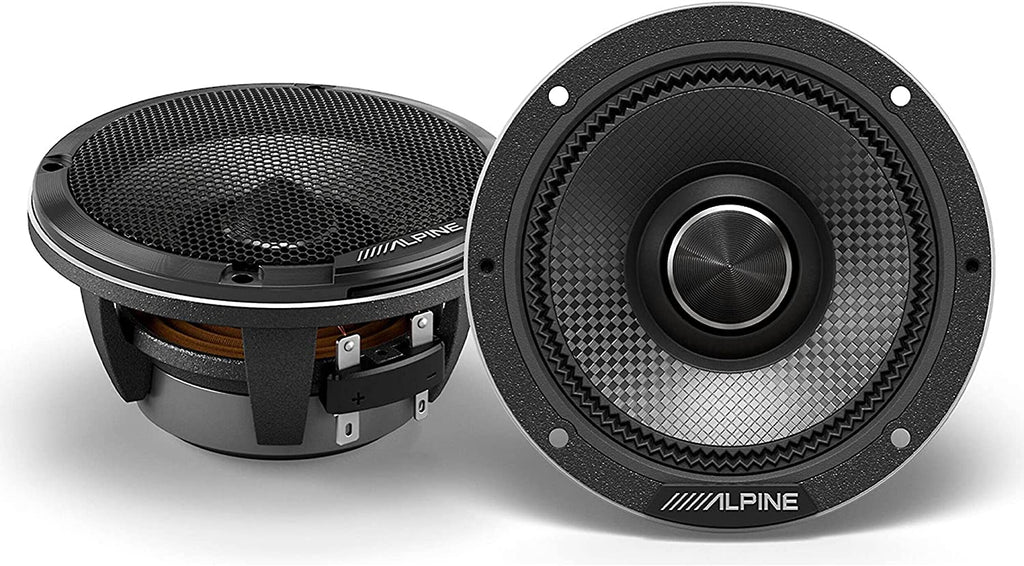 Alpine Status HDZ-653 600W Hi-Res 6-1/2" (16.5cm) 3-Way Component Speaker Set