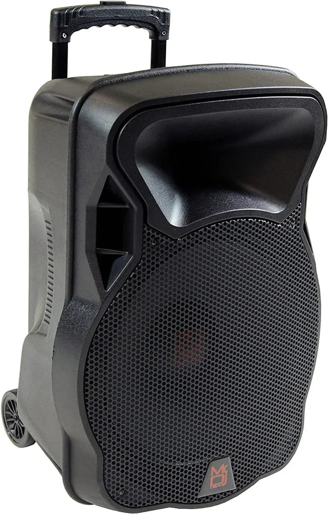 2 PRO 15" 4000W Bluetooth DSP FM Radio USB Portable PA DJ Speaker & Stands