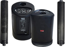 Load image into Gallery viewer, Razzi PRO Elite Line Array All in one 8" Subwoofer with 2 Section Tower with 4 x 3" Bluetooth Portable PA DJ Speaker