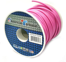 Load image into Gallery viewer, American Terminal ATPW16-100PI 16GA 100' Pink Primary Remote Power Ground Wire