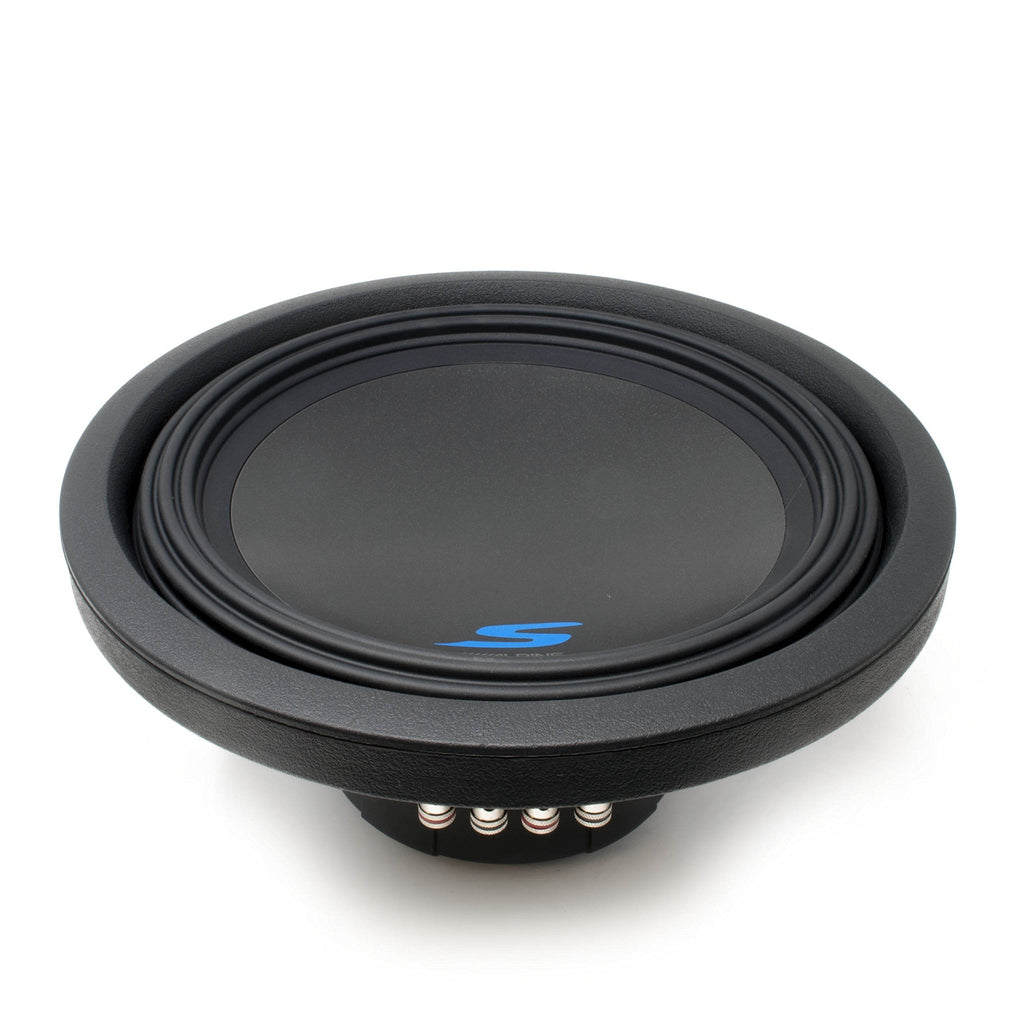 Alpine KTA-200M Mono Power Pack Amp with S-W12D2 12" Subwoofer and Bass Knob