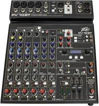 Load image into Gallery viewer, Peavey PV 10BT PV10BT Pro Audio Mixer With 4 Mic In, Bluetooth, USB, Compressor