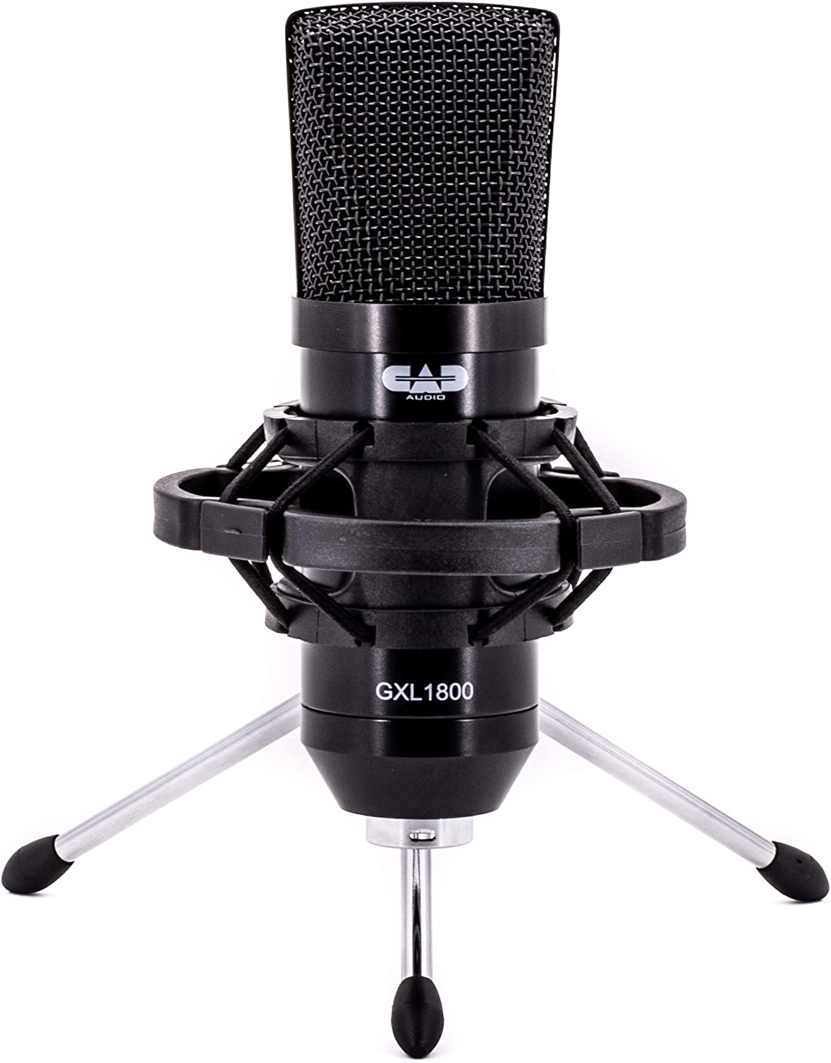 CAD Audio GXL1800 Large Format Side Address Condenser Microphone- Perfect for Studio, Podcasting & Streaming, Black