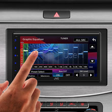 Load image into Gallery viewer, JVC KW-M595BT Digital Media Receiver 6.8" Capacitive Touch Monitor Apple CarPlay- Android Auto w/License Plate