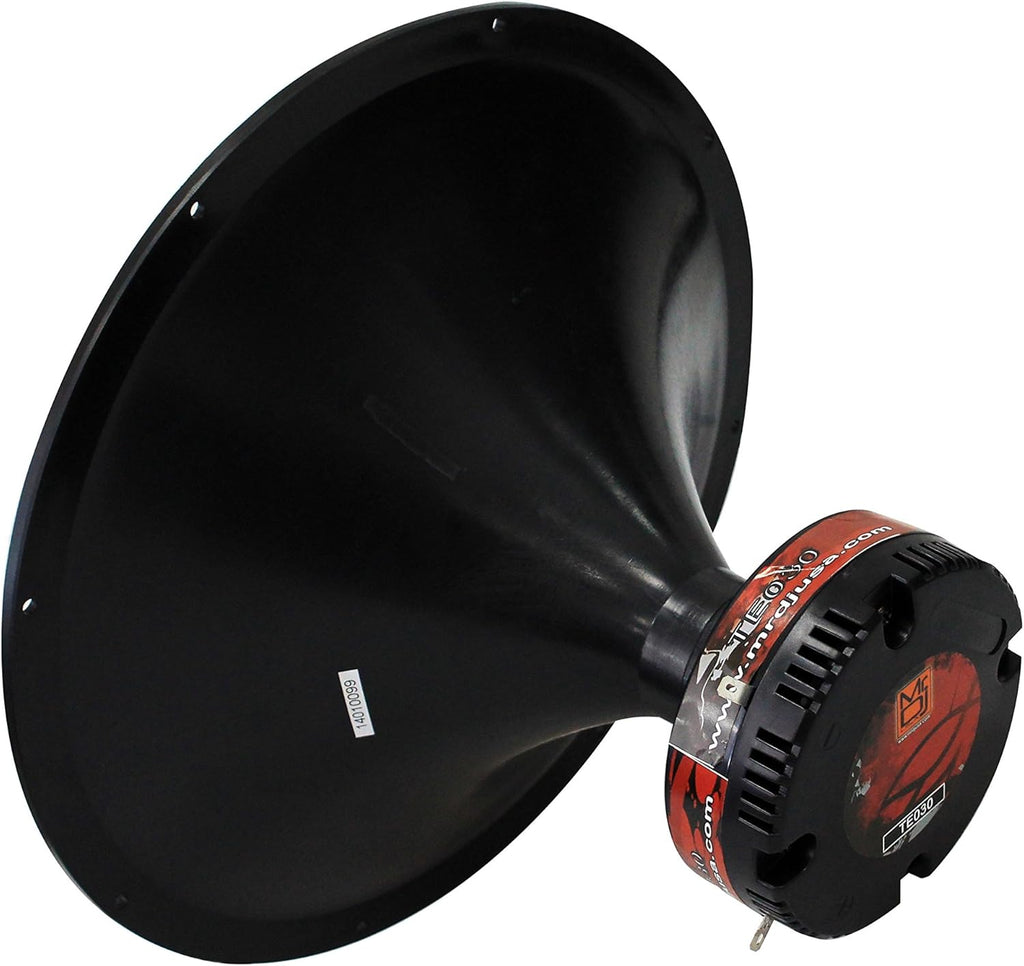 MR DJ TE030 12" Round 300W PRO Audio PA/DJ Wide Screw-ON Type PIEZO Compression Horn Tweeter