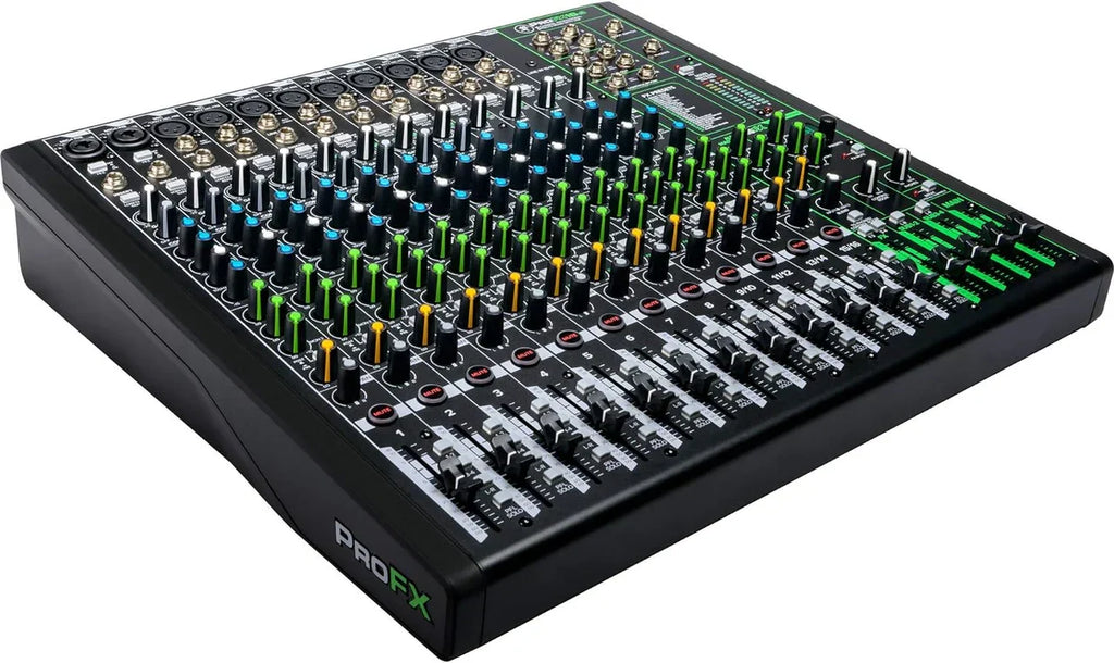 Mackie CR5-XBT Bluetooth Studio Monitor + ProFX16v3 16-Ch Mixer USB Effects