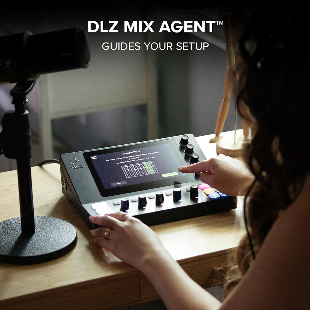 Mackie DLZ Creator Adaptive Digital Mixer for Podcasting Streaming User &  Headphones