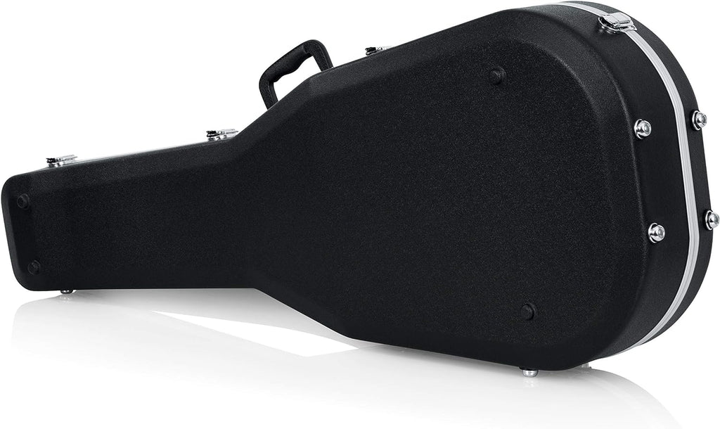 Gator Cases GC-DEEP BOWL ABS Molded Case for Acoustic Guitars Fits Ovation Style Deep Contour Acoustic Guitars