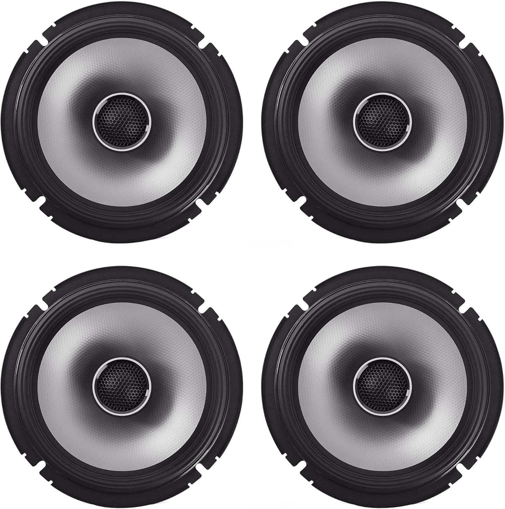 2 Pair Alpine S2-S65 Car Audio 6 1/2" 320W Speakers + 20' Speaker Wire Package