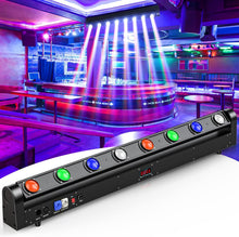 Load image into Gallery viewer, MR DJ ELMH800 8 Eye 8x12W RGBW LED Beam Moving Head Spotlight Lighting Professional Equipment For Church, Wedding, DJ Party, KTV Show