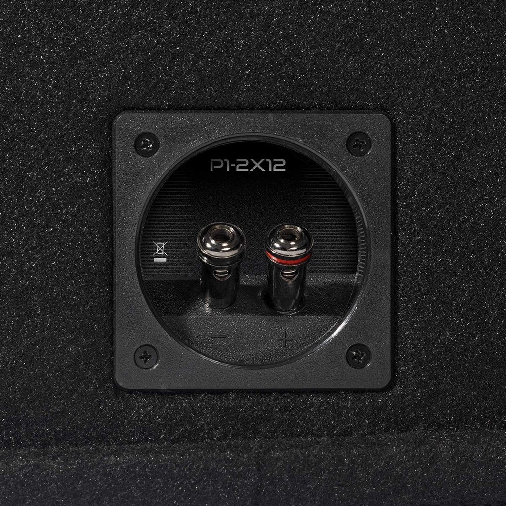 Rockford Fosgate P300X1 Amplifier & P1 2X12" Ported Loaded Enclosure Subwoofer