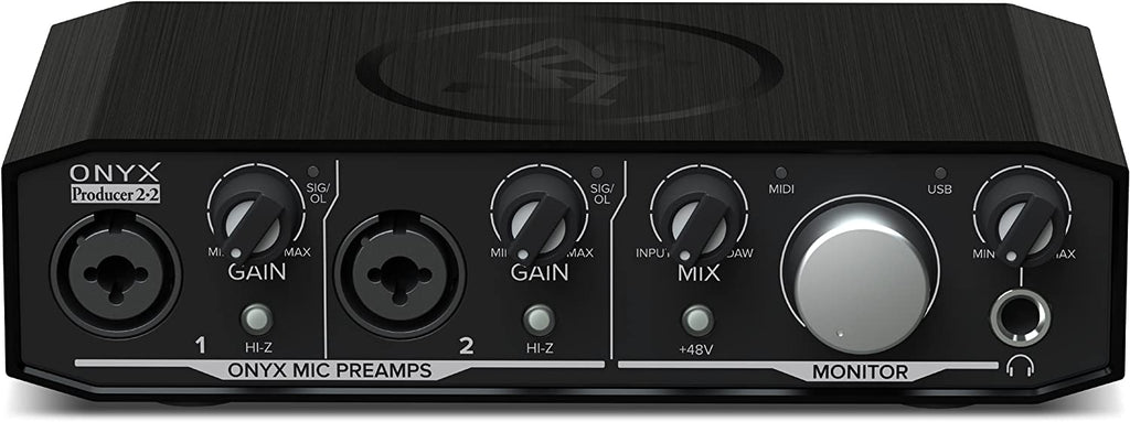 Mackie Onyx Producer 2-2 2x2 USB Audio Interface with MIDI