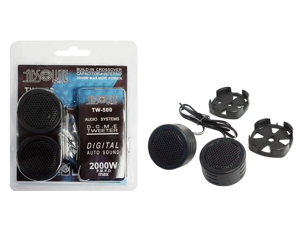 4 Pairs 2000 Watts Car Audio Piezo Super Dome Tweeter
