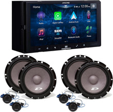 Load image into Gallery viewer, Alpine iLX-W670 Digital Multimedia Receiver &amp; 2 Pair  SXE-1751S 6.5" Component Set